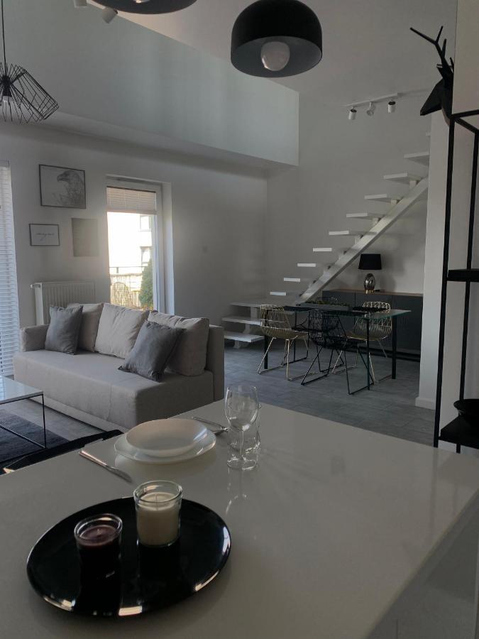 Ekskluzywny Penthouse Z Ogrodem W Centrum Lodzi ภายนอก รูปภาพ