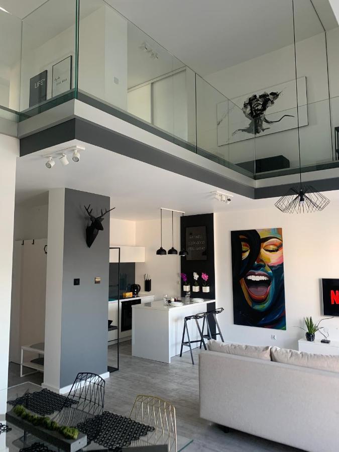 Ekskluzywny Penthouse Z Ogrodem W Centrum Lodzi ภายนอก รูปภาพ