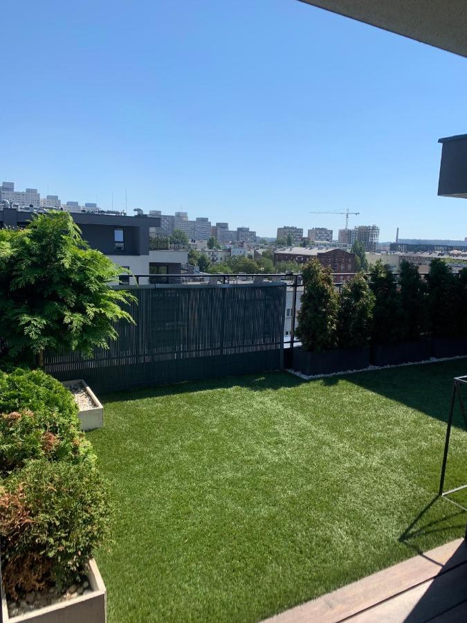 Ekskluzywny Penthouse Z Ogrodem W Centrum Lodzi ภายนอก รูปภาพ